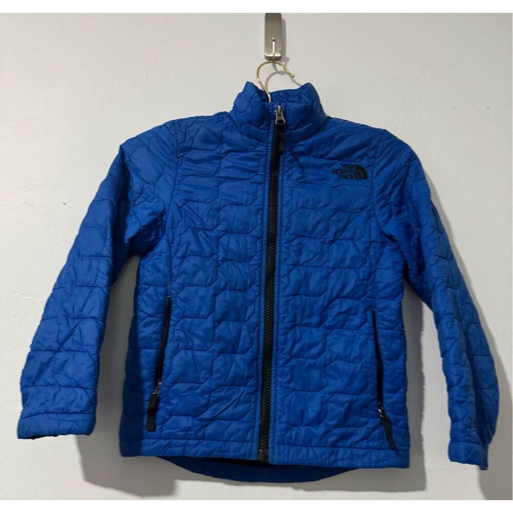 The North Face Thermoball blue puffer jacket 5